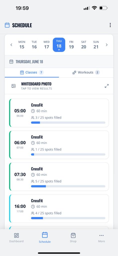 Moden Schedule